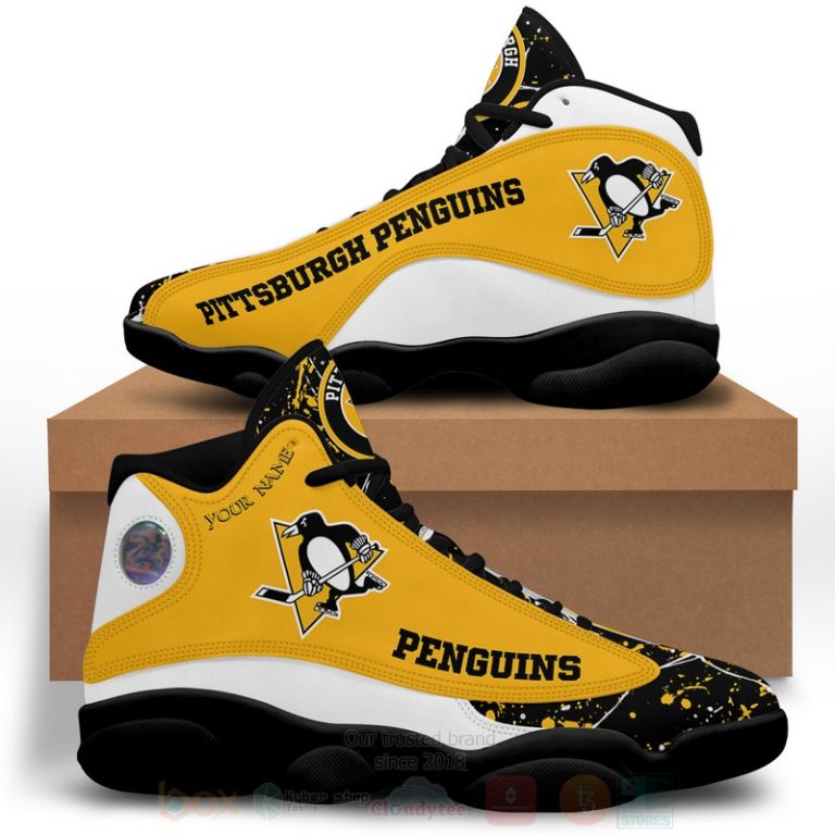 Nhl-Pittsburgh-Penguins-Personalized-Air-Jordan-13-Shoes-3