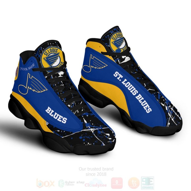 Nhl-St.-Louis-Blues-Personalized-Air-Jordan-13-Shoes-1