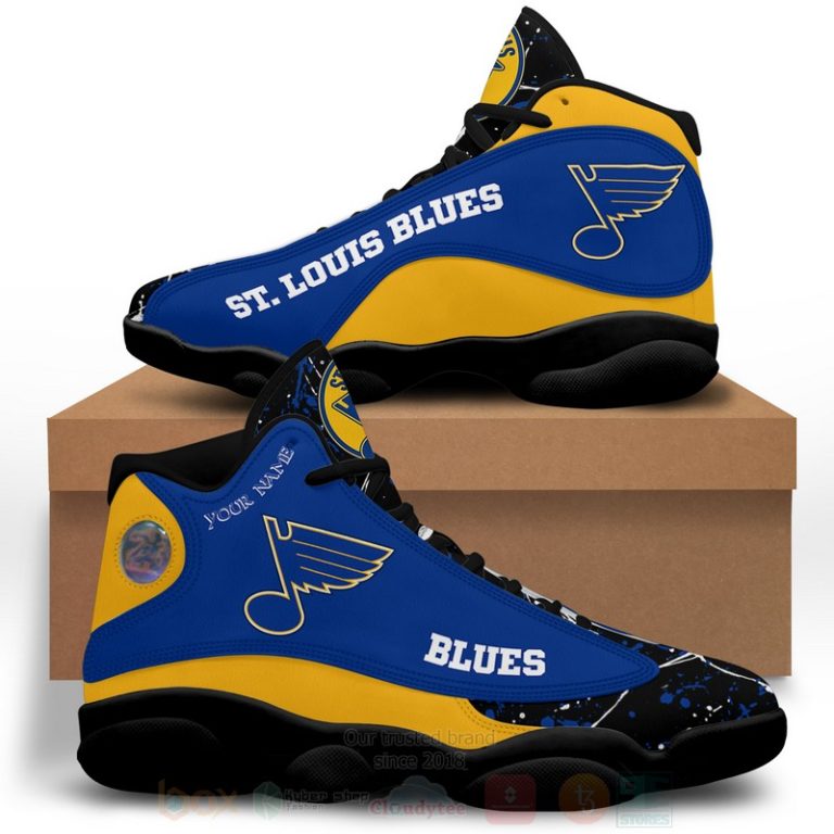Nhl-St.-Louis-Blues-Personalized-Air-Jordan-13-Shoes-3