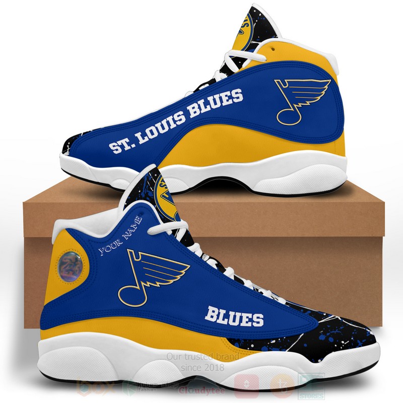 Nhl St Louis Blues Personalized Air Jordan 13 Shoes Nhl St Louis Blues Personalized Air Jordan 13 Shoes