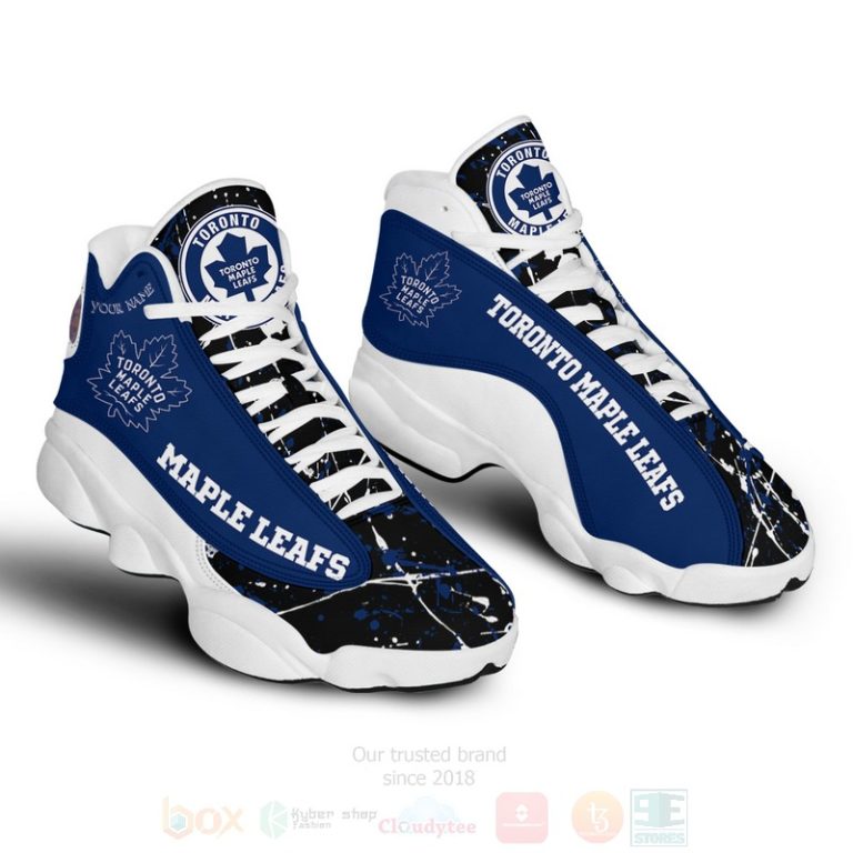 Nhl-Toronto-Maple-Leafs-Personalized-Air-Jordan-13-Shoes-2