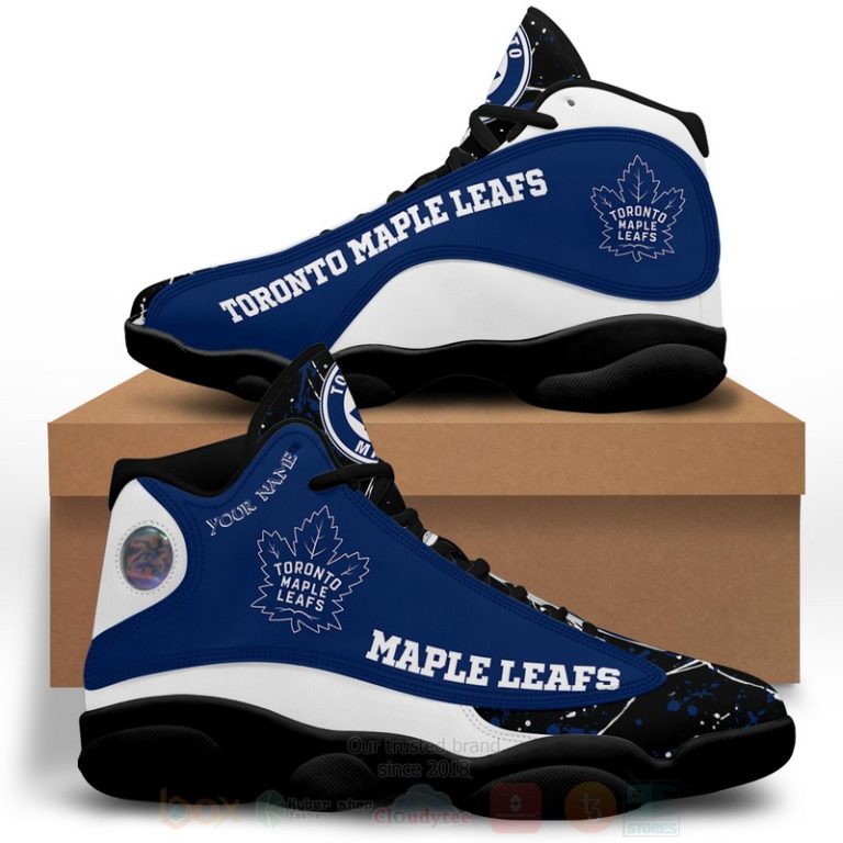 Nhl-Toronto-Maple-Leafs-Personalized-Air-Jordan-13-Shoes-3