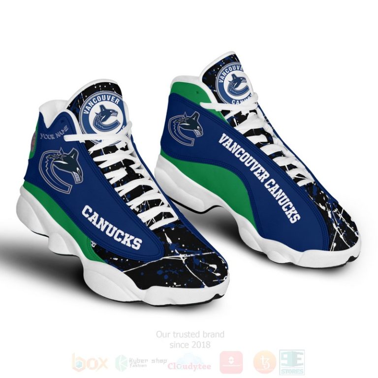 Nhl-Vancouver-Canucks-Personalized-Air-Jordan-13-Shoes-2