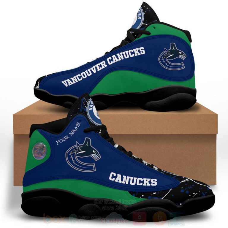 Nhl-Vancouver-Canucks-Personalized-Air-Jordan-13-Shoes-3