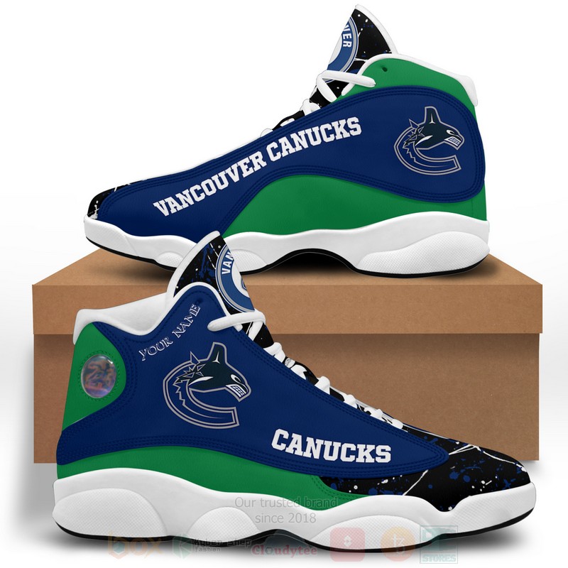 Nhl Vancouver Canucks Personalized Air Jordan 13 Shoes Nhl Vancouver Canucks Personalized Air Jordan 13 Shoes