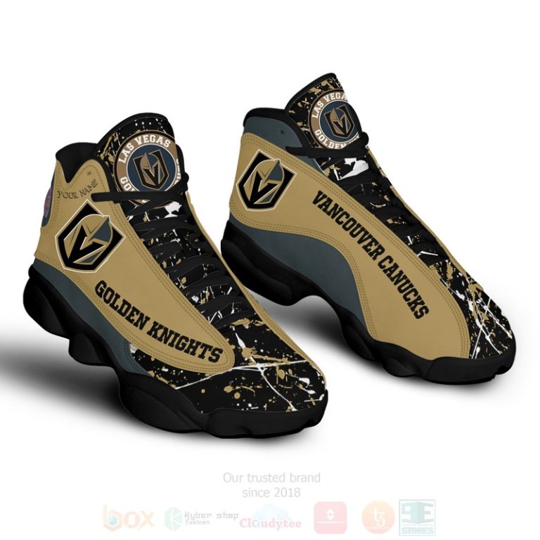Nhl-Vegas-Golden-Knights-Personalized-Air-Jordan-13-Shoes-1