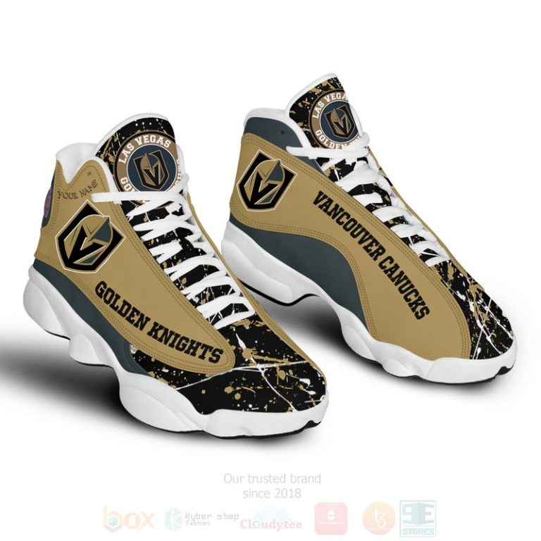 Nhl-Vegas-Golden-Knights-Personalized-Air-Jordan-13-Shoes-2