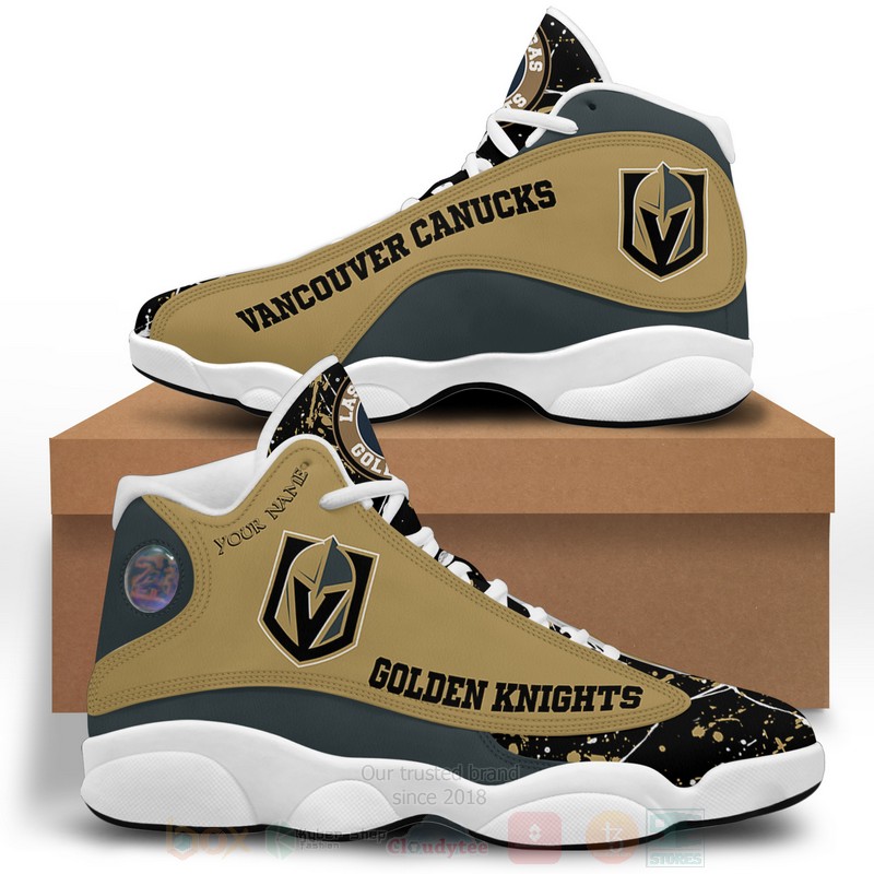 Nhl Vegas Golden Knights Personalized Air Jordan 13 Shoes Nhl Vegas Golden Knights Personalized Air Jordan 13 Shoes