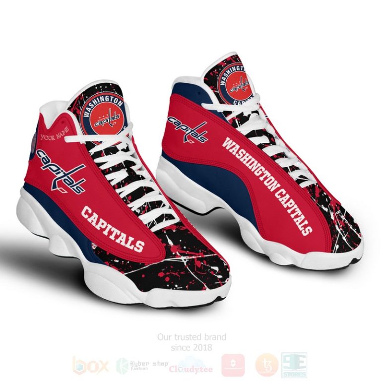 Nhl-Washington-Capitals-Personalized-Air-Jordan-13-Shoes-2