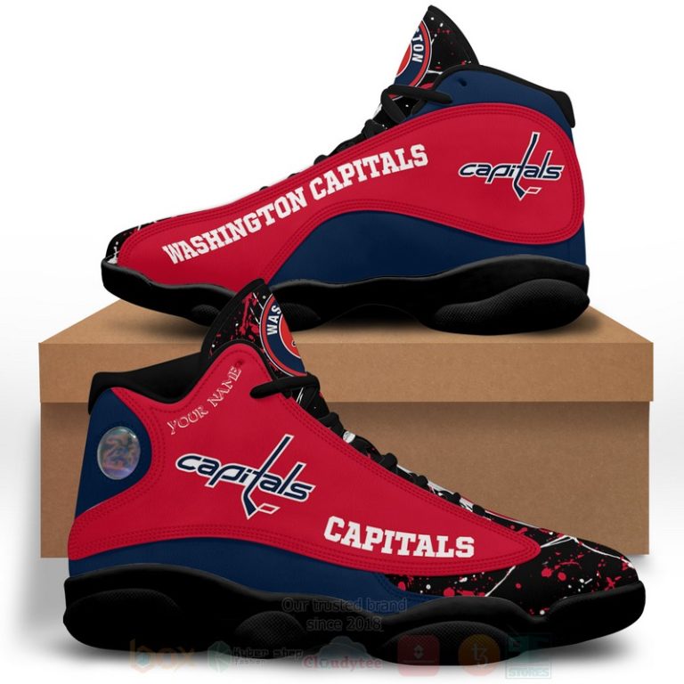 Nhl-Washington-Capitals-Personalized-Air-Jordan-13-Shoes-3