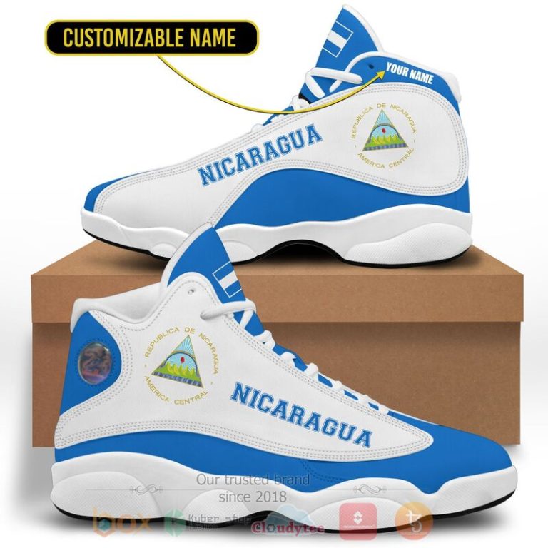 Nicaragua-Personalized-Air-Jordan-13-Shoes-1