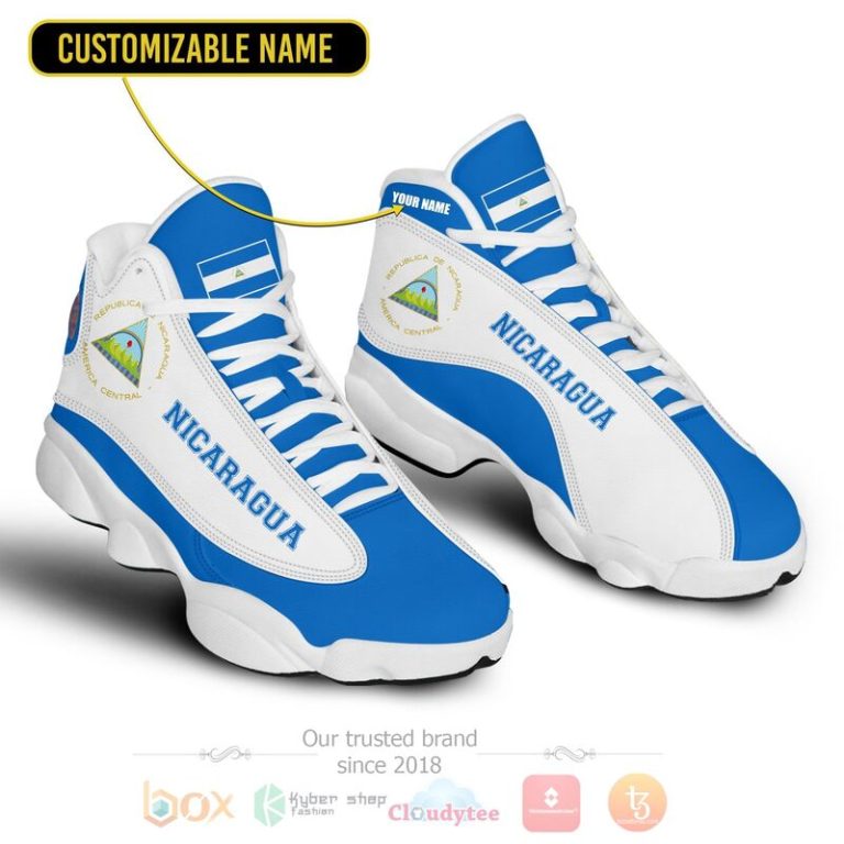 Nicaragua-Personalized-Air-Jordan-13-Shoes-2