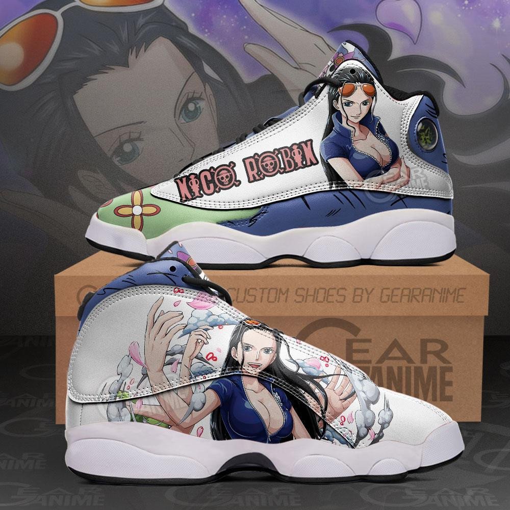 Nico Robin Anime One Piece Air Jordan 13 Shoes Nico Robin Anime One Piece Air Jordan 13 Shoes