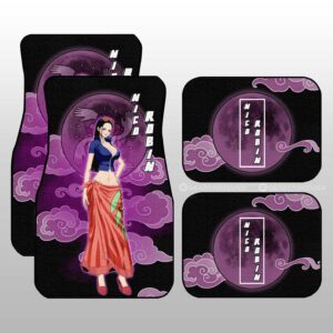 Nico Robin Car Floor Mats Custom Anime One Piece Car Accessories Gifts For Anime Fans