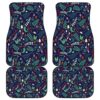 Night Leaf Front And Back Car Mats