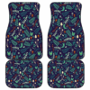 Night Leaf Symbols Pattern Car Floor Mats 191028