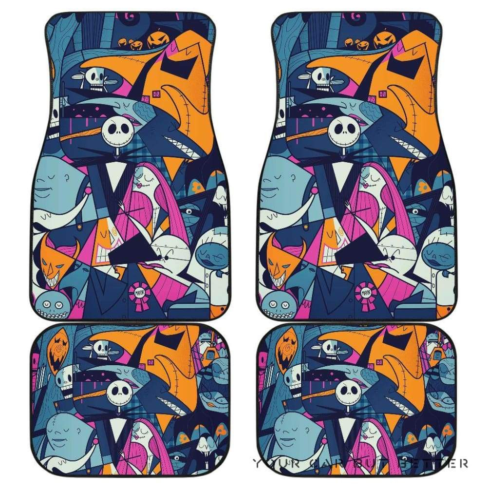 Nightmare Before Christmas Car Floor Mats 3 T1120 Nightmare Before Christmas Car Floor Mats 3 T1120