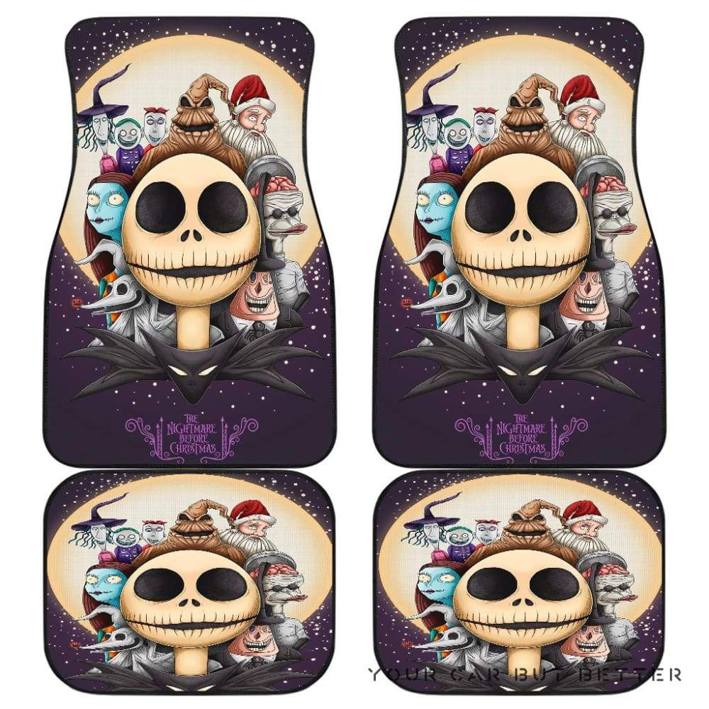 Nightmare Before Christmas Fan Art Car Floor Mats 170812 T1120 Nightmare Before Christmas Fan Art Car Floor Mats 170812 T1120