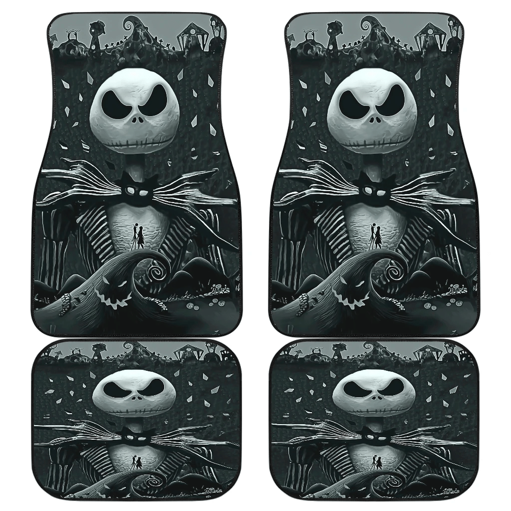 Nightmare Before Christmas Fan Gift Car Floor Mats H082320 Nightmare Before Christmas Fan Gift Car Floor Mats H082320