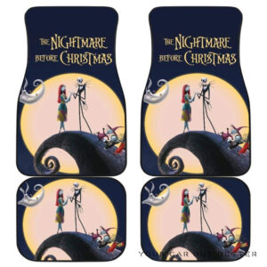 Nightmare Before Christmas Front And Back Car Mats 081524 T1120