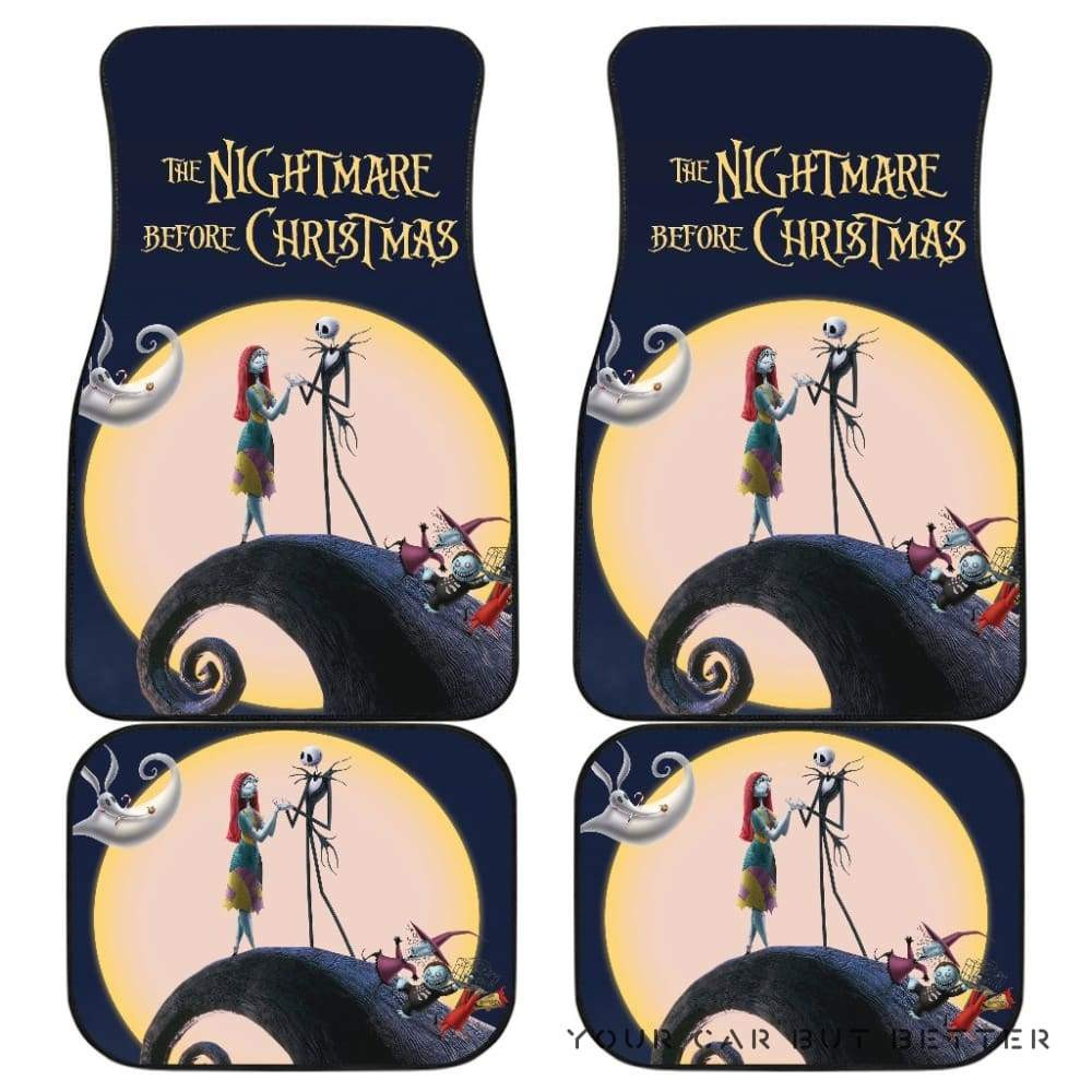Nightmare Before Christmas Front And Back Car Mats 081524 T1120 Nightmare Before Christmas Front And Back Car Mats 081524 T1120