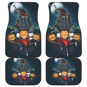 Nightmare Before Christmas Front And Back Car Mats 2 T1120