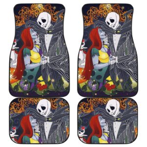 Nightmare Before Christmas Jack And Sally Car Floor Mats H0115