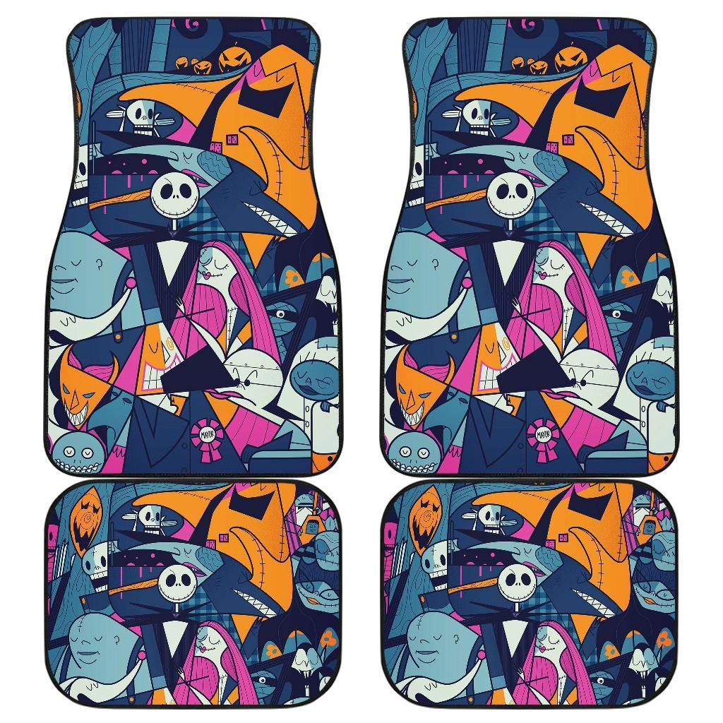 Nightmare Before Christmas Walt Disney Car Floor Mats 191028 Nightmare Before Christmas Walt Disney Car Floor Mats 191028