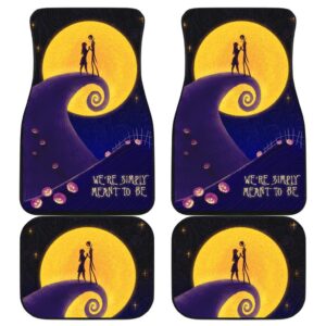 Nightmare Before Christmas Walt Disney Cartoon Car Floor Mats 191028