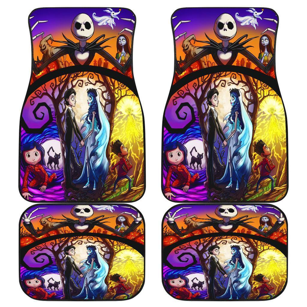 Nightmare Before Christmas Wedding Cartoon Car Floor Mats 191028 Nightmare Before Christmas Wedding Cartoon Car Floor Mats 191028