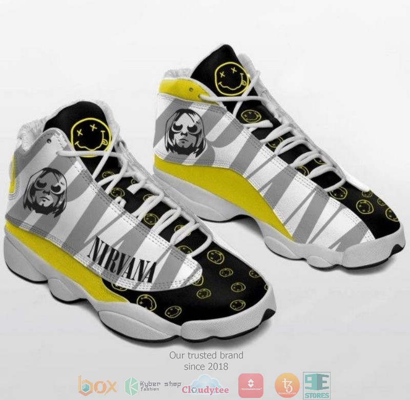 Nirvana Rock Music Band For Men And Women Ver1 Air Jordan 13 Sneaker Shoes Nirvana Rock Music Band For Men And Women Ver1 Air Jordan 13 Sneaker Shoes