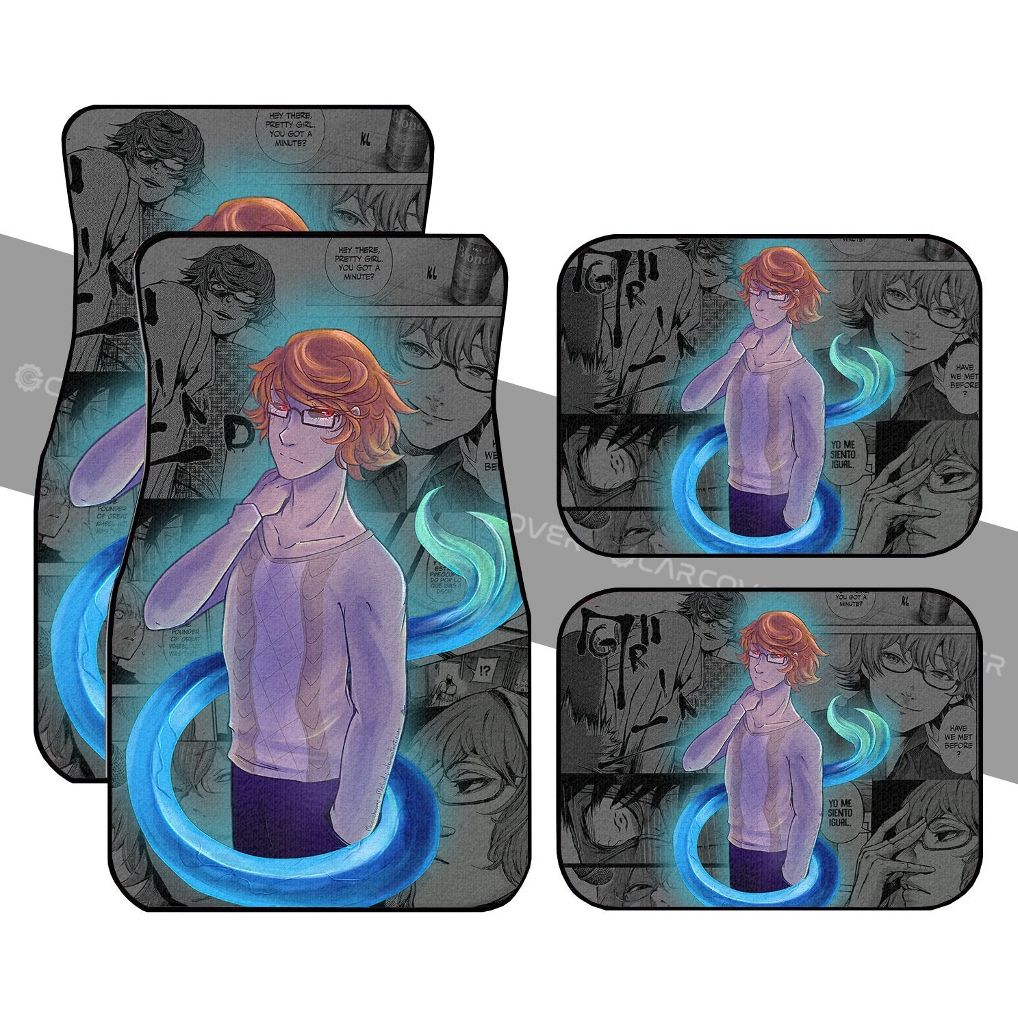 Nishio Nishiki Car Floor Mats Custom Anime Tokyo Ghoul Car Interior Accessories Nishio Nishiki Car Floor Mats Custom Anime Tokyo Ghoul Car Interior Accessories