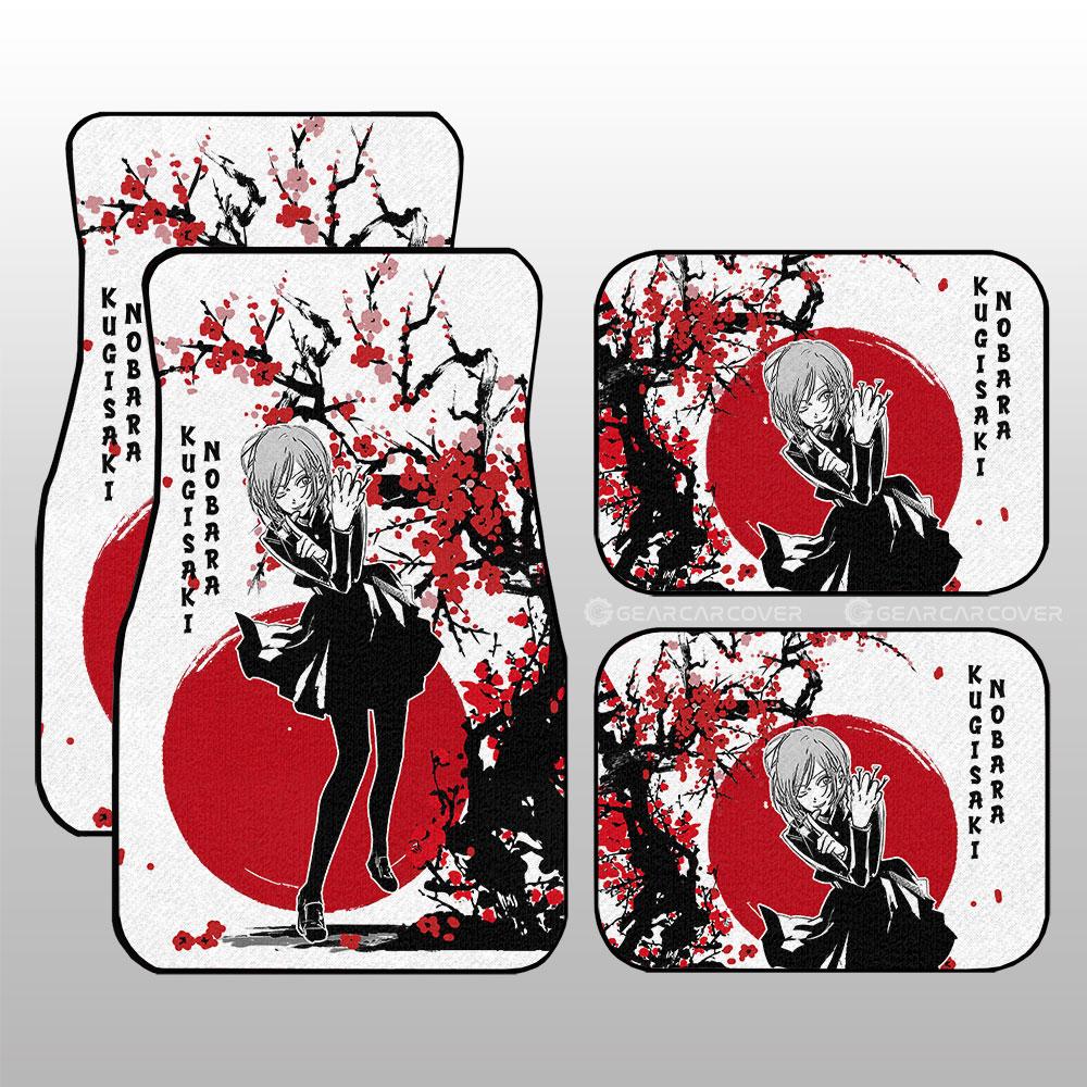 Nobara Kugisaki Car Floor Mats Custom Japan Style Jujutsu Kaisen Anime Car Accessories Nobara Kugisaki Car Floor Mats Custom Japan Style Jujutsu Kaisen Anime Car Accessories