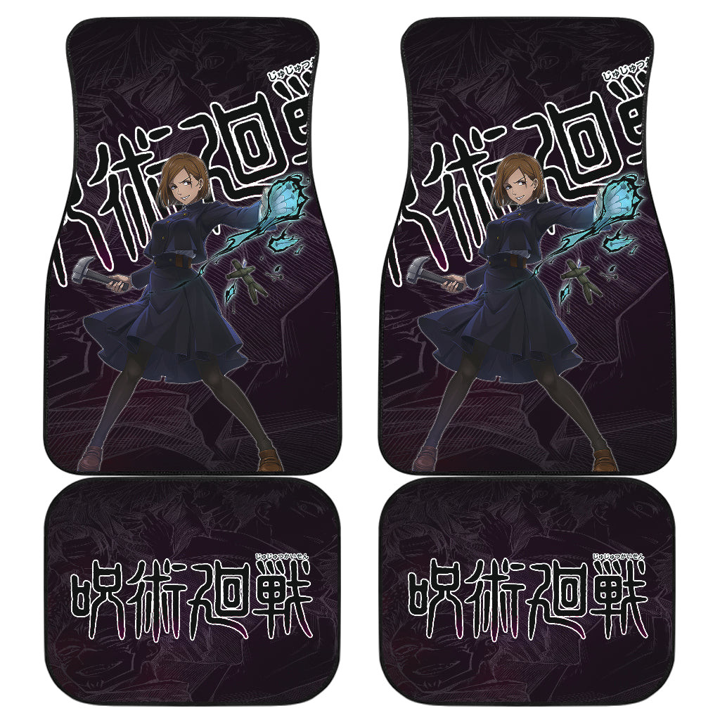 Nobara Kugisaki Jujutsu Kaisen Car Floor Mats Anime Car Accessories Nobara Kugisaki Jujutsu Kaisen Car Floor Mats Anime Car Accessories