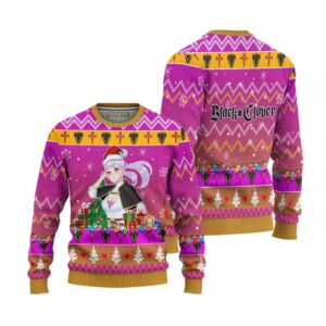 Noelle Silva Anime Ugly Christmas Sweater Black Clover Xmas Gift