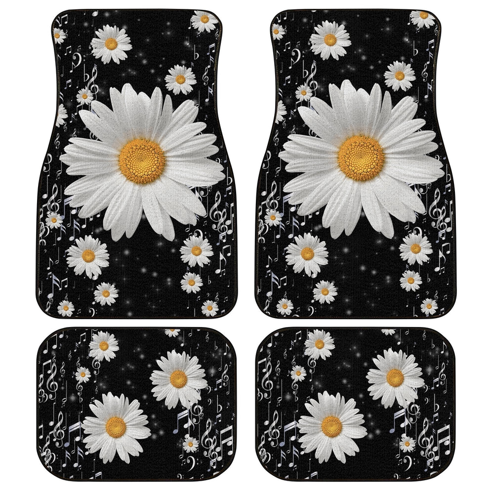 Note Music Daisy Car Floor Mats Custom Daisy Car Accessories Note Music Daisy Car Floor Mats Custom Daisy Car Accessories