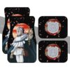 Nozel Silva Car Floor Mats Custom Black Clover Anime Car Accessories