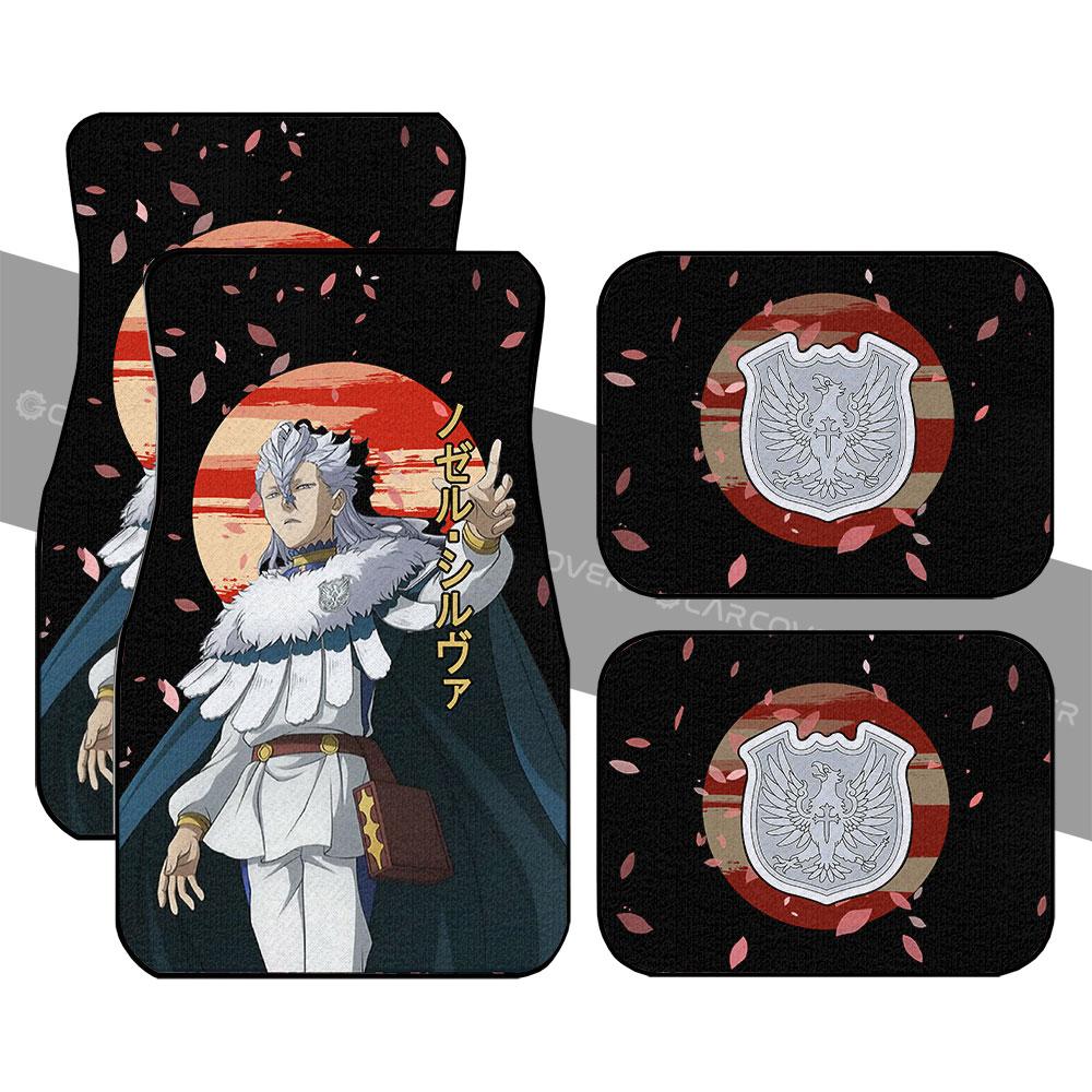 Nozel Silva Car Floor Mats Custom Black Clover Anime Car Accessories Nozel Silva Car Floor Mats Custom Black Clover Anime Car Accessories