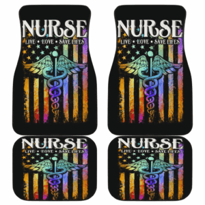 Nurse Live Love Save Lifes Car Floor Mats Amazing Gift T041820