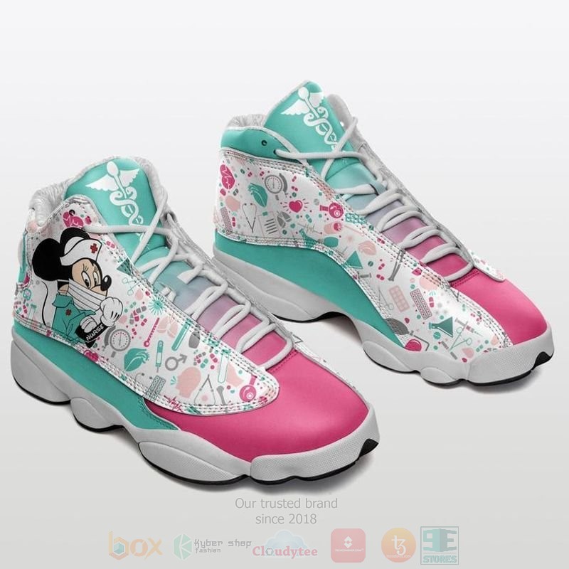Nurse Mickey Mouse Disney Air Jordan 13 Shoes Nurse Mickey Mouse Disney Air Jordan 13 Shoes