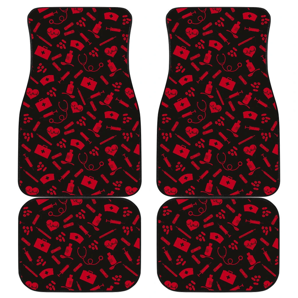 Nurse Pattern Art Car Floor Mats Amazing Gift Ideas T041820 Nurse Pattern Art Car Floor Mats Amazing Gift Ideas T041820