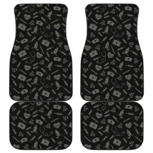 Nurse Pattern Car Floor Mats Amazing Gift Ideas T041820