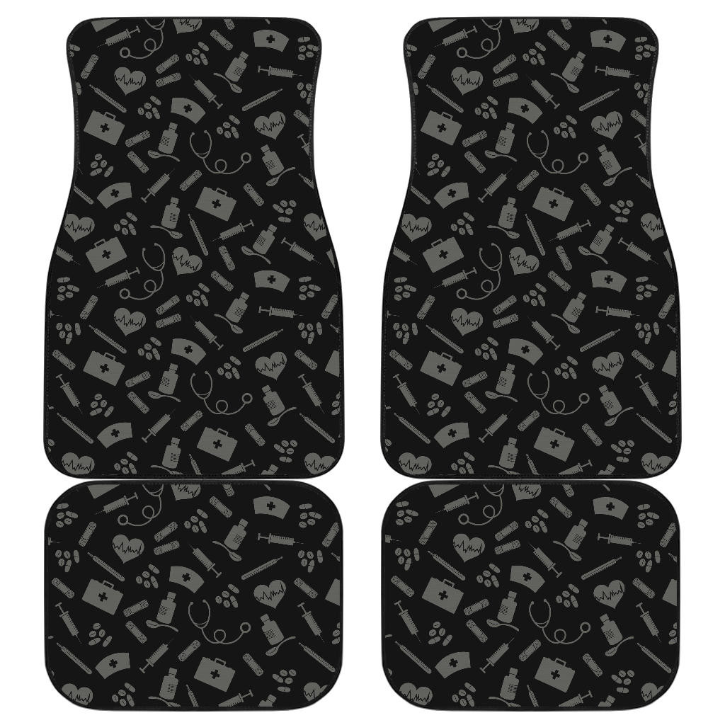 Nurse Pattern Car Floor Mats Amazing Gift Ideas T041820 Nurse Pattern Car Floor Mats Amazing Gift Ideas T041820