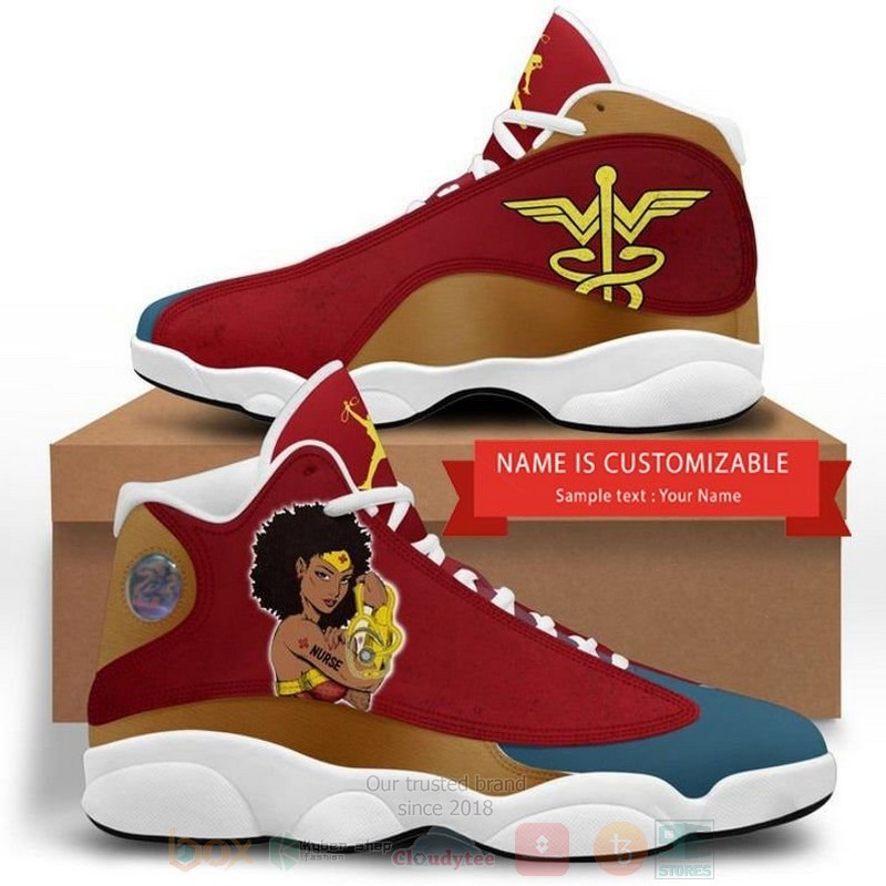 Nurse Wonder Woman Custom Name Air Jordan 13 Shoes Nurse Wonder Woman Custom Name Air Jordan 13 Shoes