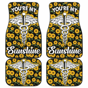 Nurse You’re My Sunshine Sunflower Car Floor Mats H081320