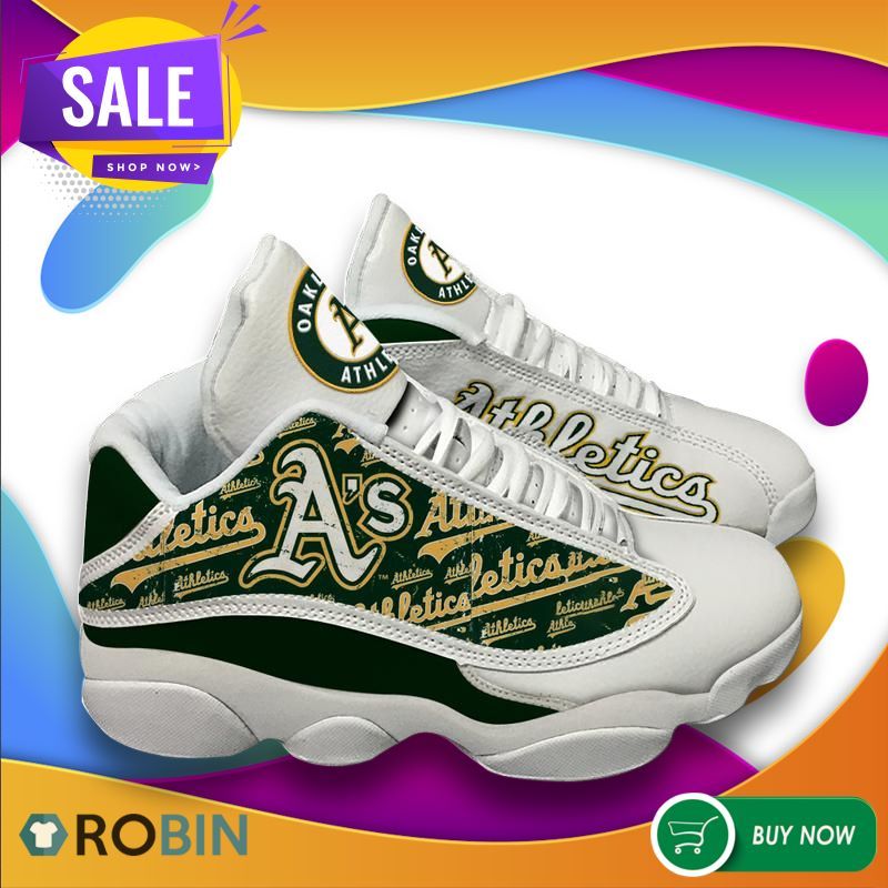 Oakland Athletics Air Jordan 13 Sneakers Oakland Athletics Air Jordan 13 Sneakers