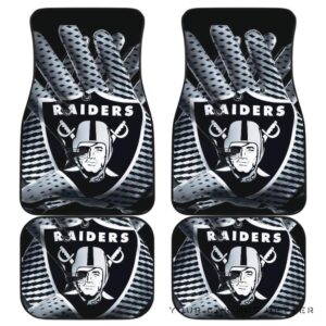 Oakland Raiders Car Mats Truck Accessories 081524