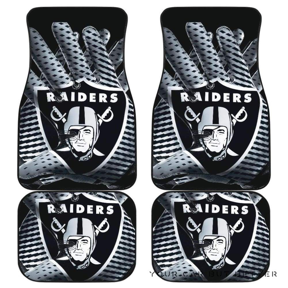 Oakland Raiders Car Mats Truck Accessories 081524 Oakland Raiders Car Mats Truck Accessories 081524