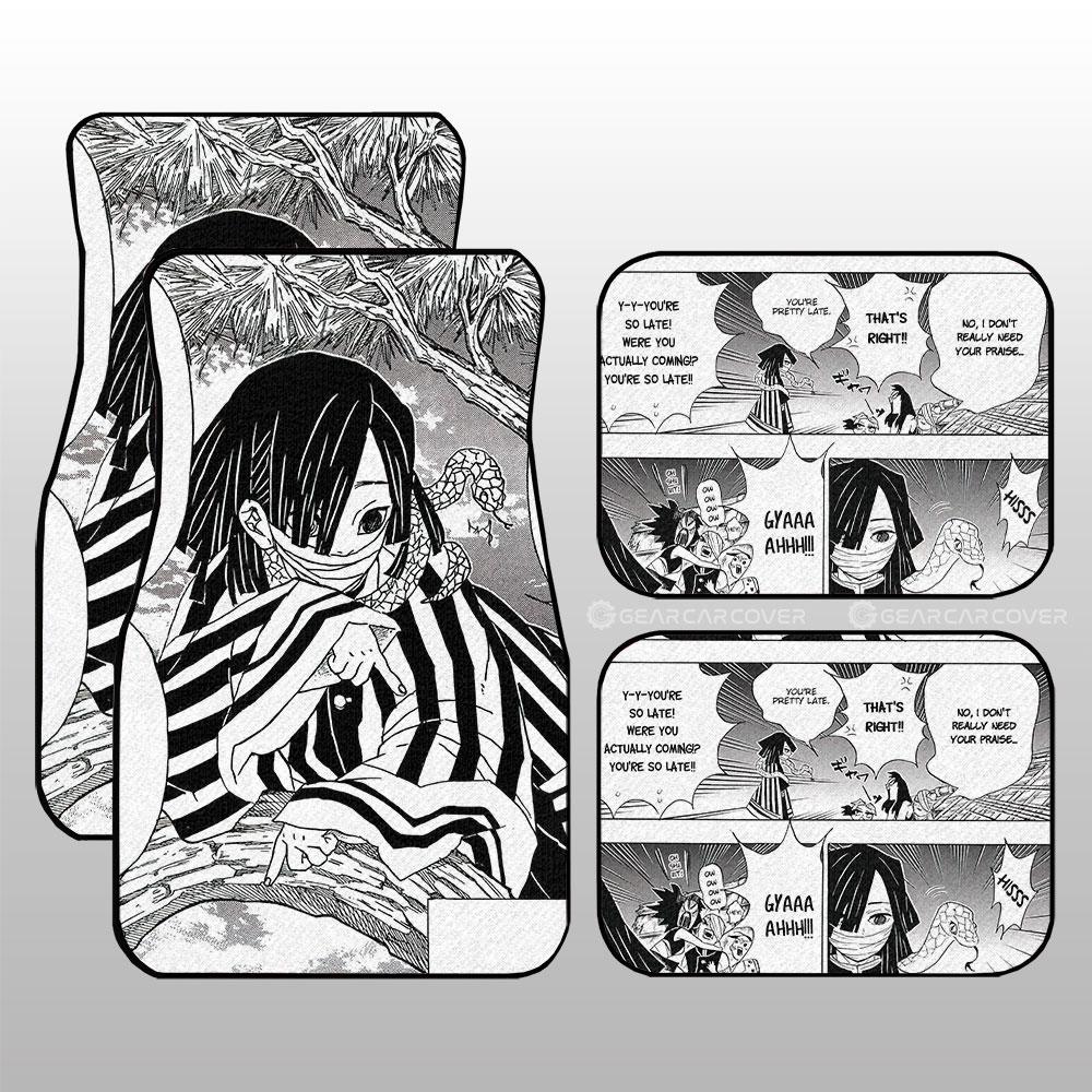 Obanai Car Floor Mats Custom Kimetsu No Yaiba Manga Car Accessories Obanai Car Floor Mats Custom Kimetsu No Yaiba Manga Car Accessories