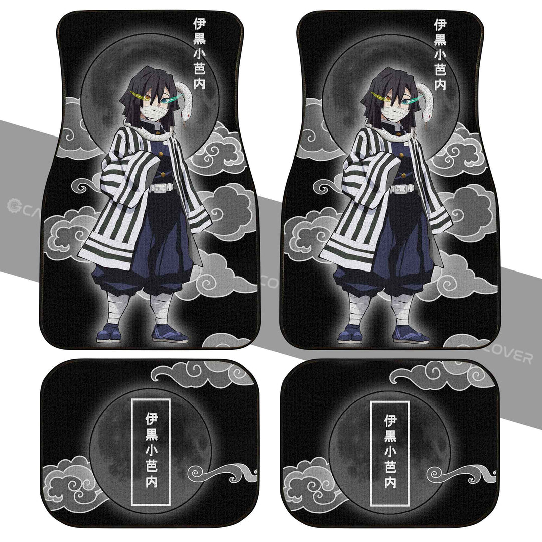 Obanai-Iguro-Car-Floor-Mats-Custom-Anime-Demon-Slayer-Car-Interior-Accessories-1